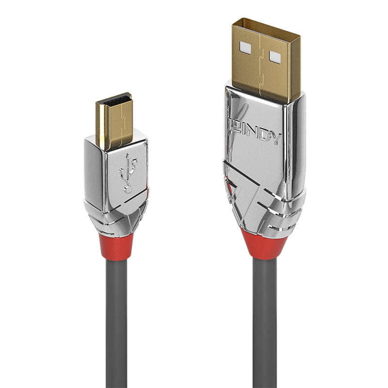 36633 CABLE USB 3 M USB 2.0 USB A MINI-USB B GRIS