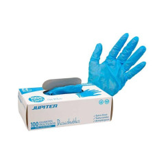 CAJA 100 GUANTES JÚPITER DE NITRILO TALLA 6 - 6,5