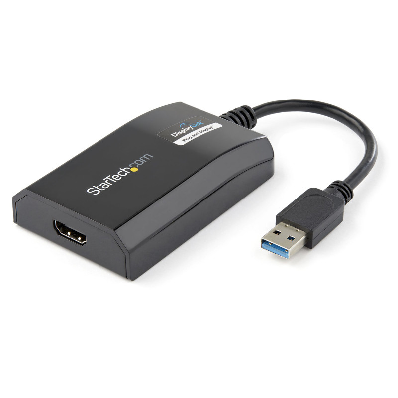ADAPTADOR GRÁFICO EXTERNO MULTI MONITOR USB 3.0 A HDMI HD CERTIFICADO DISPLAYLINK PARA MAC Y PC