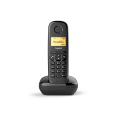A170 TELÉFONO DECT BLACK IDENTIFICADOR DE LLAMADAS