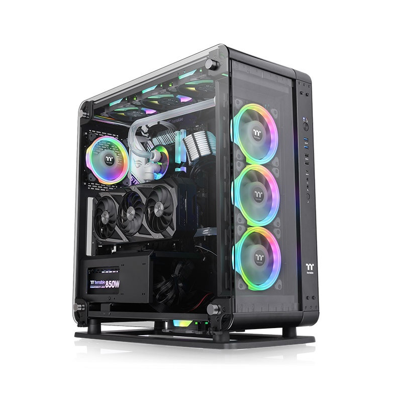 CORE P6 TEMPERED GLASS MID TOWER MIDI TOWER NEGRO