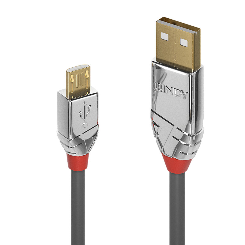 36651 CABLE USB 1 M USB 2.0 USB A MICRO-USB B GRIS