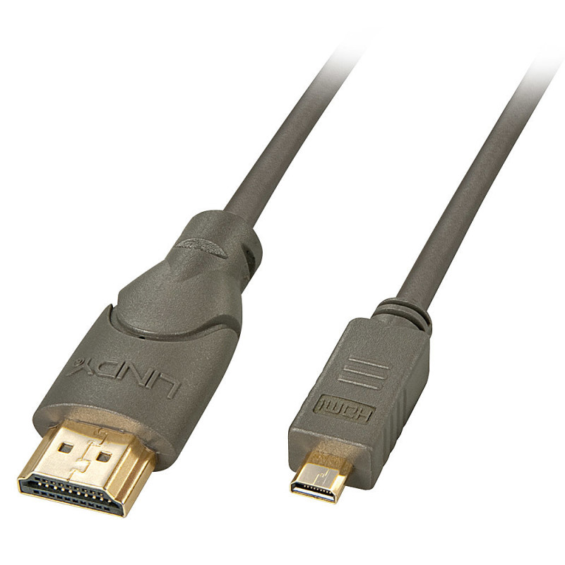 41353 CABLE HDMI 2 M HDMI TIPO A (ESTÁNDAR) HDMI TIPO D (MICRO) NEGRO, ORO