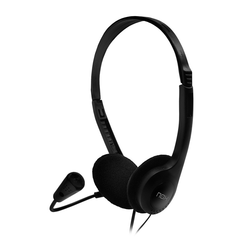 VOICE ONE AURICULARES ALÁMBRICO DIADEMA LLAMADAS/MÚSICA NEGRO
