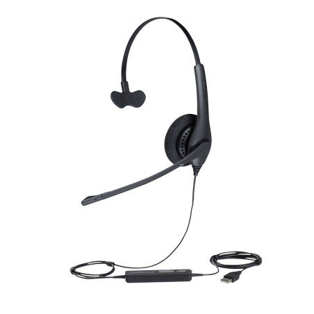 BIZ 1500 MONO USB AURICULARES ALÁMBRICO DIADEMA OFICINA/CENTRO DE LLAMADAS NEGRO