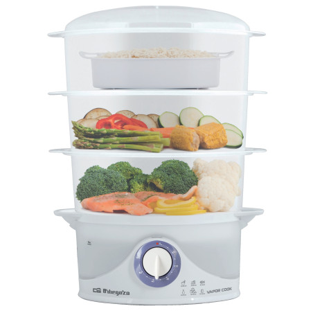 CO 4015 VAPORIZADOR 3 CESTA(S) ENCIMERA 800 W BLANCO