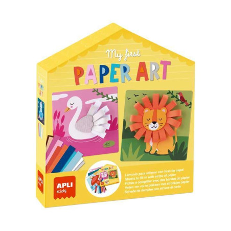 KIT MANUALIDADES APLI KIDS "MY FIRST PAPER ART DIY"