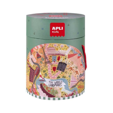 PUZZLE APLI KIDS CIRCULAR MONUMENTOS