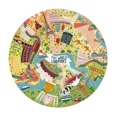 PUZZLE APLI KIDS CIRCULAR MONUMENTOS
