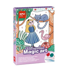 KIT ACUARELA APLI KIDS WATERCOLOUR MAGIC ART