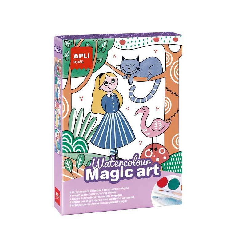 KIT ACUARELA APLI KIDS WATERCOLOUR MAGIC ART