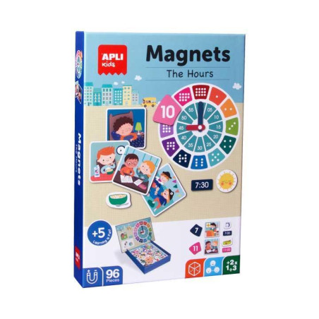 JUEGO MAGNÉTICO APLI KIDS "LAS HORAS"