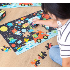 PUZZLE APLI KIDS GLOW IN THE DARK ESPACIO