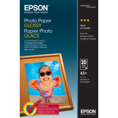 PHOTO PAPER GLOSSY - A3+ - 20 HOJAS