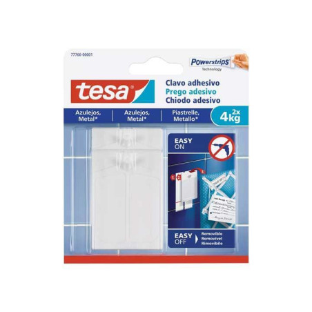 BLÍSTER 2 CLAVOS TESA PARA AZULEJOS 4kg