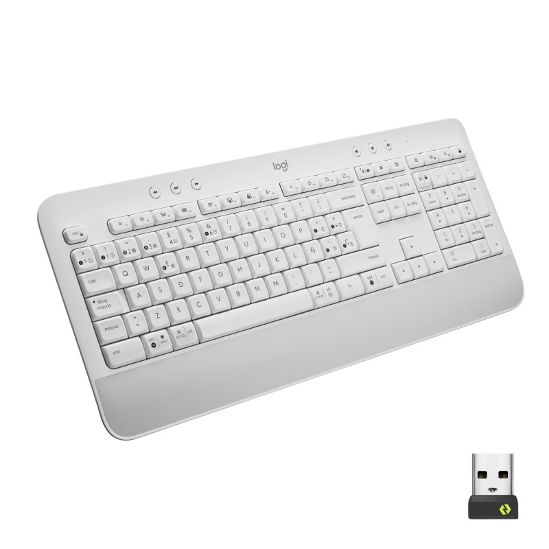 SIGNATURE K650 TECLADO RF WIRELESS + BLUETOOTH QWERTY ESPAÑOL BLANCO