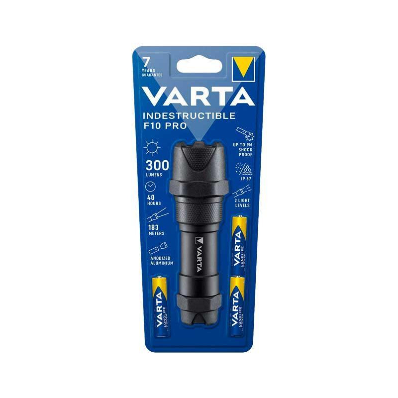 LINTERNA VARTA INDESTRUCTIBLE F10 PRO