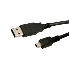 CABLE USB UNIVERSAL 1,8m USB MACHO - USB MINI