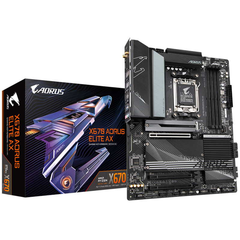 X670 AORUS ELITE AX PLACA BASE AMD X670 SOCKET AM5 ATX