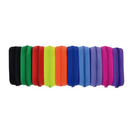 ESTUCHE PORTATODO SILICONA OFFICE BOX "COLORLINE RECTANGULAR"