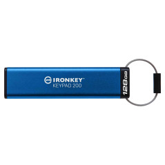 IRONKEY KEYPAD 200 UNIDAD FLASH USB 128 GB USB TIPO A 3.2 GEN 1 (3.1 GEN 1) AZUL