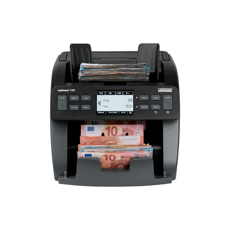 CONTADORA DE BILLETES RATIOTEC RAPIDCOUNT T 575