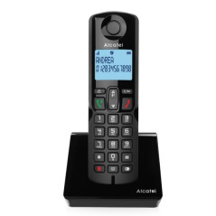 S280 EWE TELÉFONO DECT IDENTIFICADOR DE LLAMADAS NEGRO