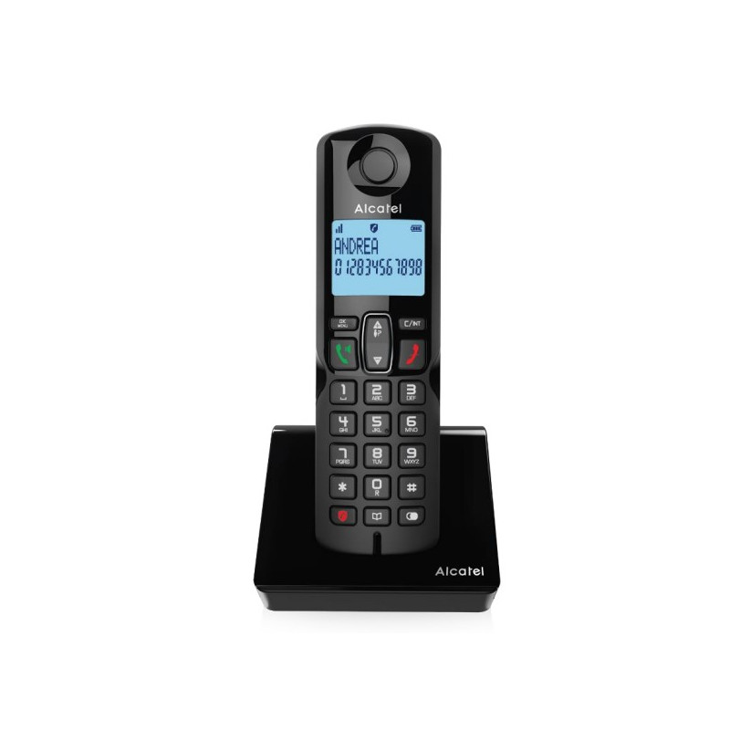 S280 EWE TELÉFONO DECT IDENTIFICADOR DE LLAMADAS NEGRO