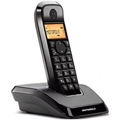 S1201 TELÉFONO DECT IDENTIFICADOR DE LLAMADAS NEGRO