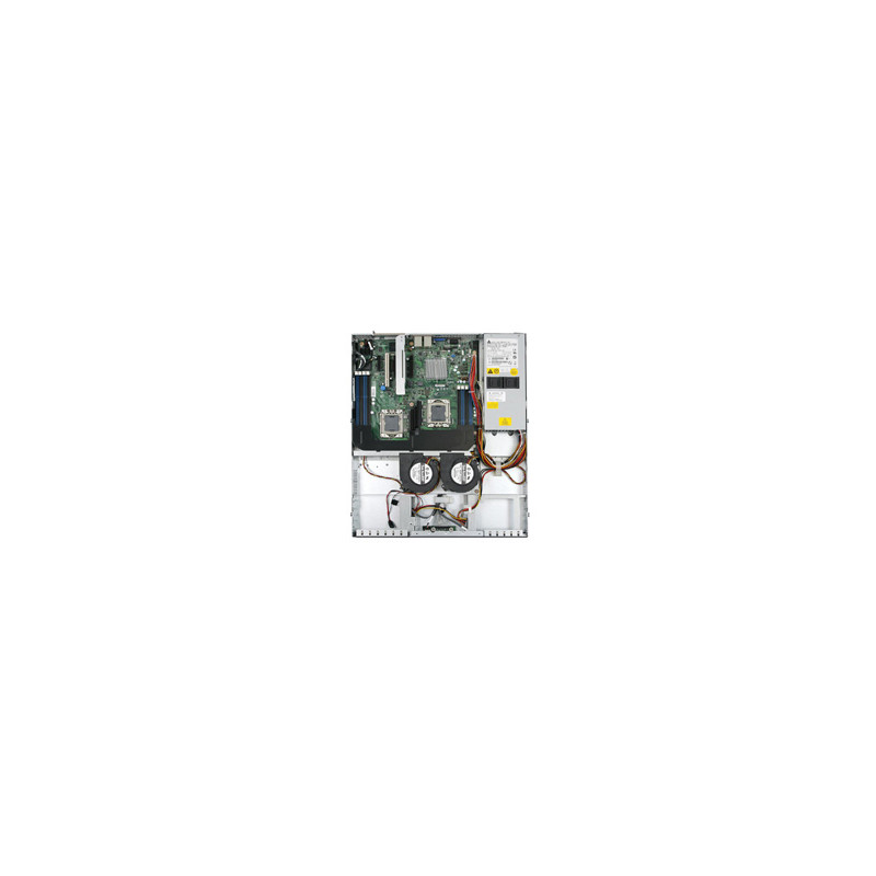 SR1630BCR SERVIDOR BAREBONE INTEL® 5500 LGA 1366 (SOCKET B) BASTIDOR (1U) ALUMINIO, NEGRO