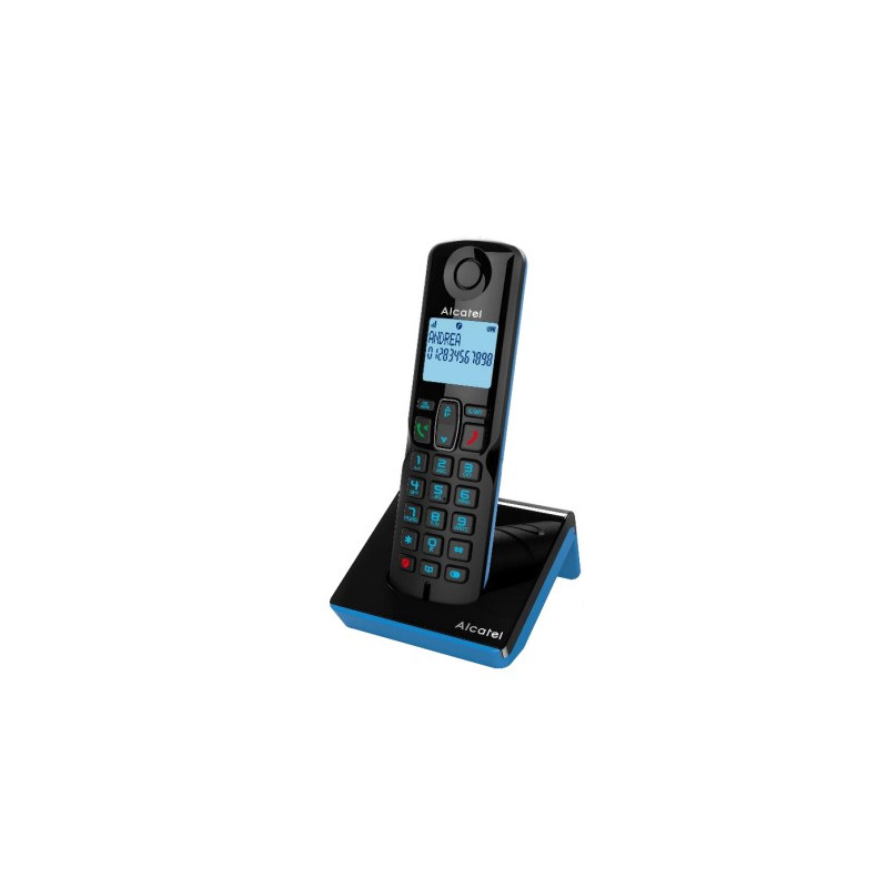 S280 SOLO BLUE TELÉFONO DECT IDENTIFICADOR DE LLAMADAS NEGRO, AZUL