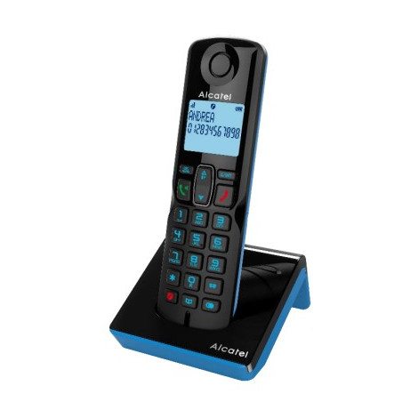 S280 SOLO BLUE TELÉFONO DECT IDENTIFICADOR DE LLAMADAS NEGRO, AZUL