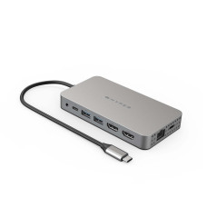 DUEL HDMI 10-IN1 USB 3.2 GEN 1 (3.1 GEN 1) TYPE-C 5000 MBIT/S ACERO INOXIDABLE