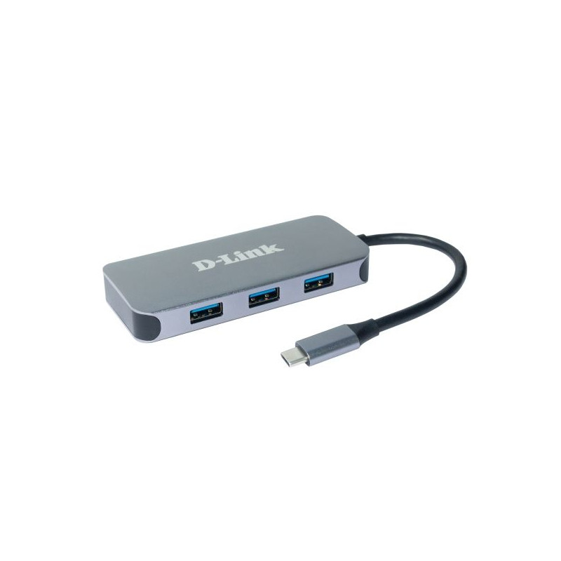 DUB-2335 HUB DE INTERFAZ USB TIPO C 5000 MBIT/S GRIS