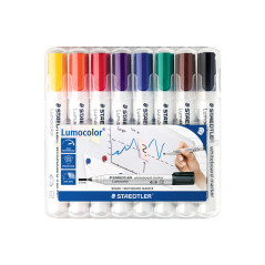 ESTUCHE 8 ROTULADORES STAEDTLER LUMOCOLOR  WHITEBOARD MARKER