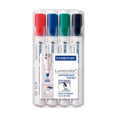 ESTUCHE 4 ROTULADORES STAEDTLER LUMOCOLOR WHITEBOARD MARKER