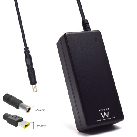 EW3897 ADAPTADOR E INVERSOR DE CORRIENTE INTERIOR 65 W NEGRO