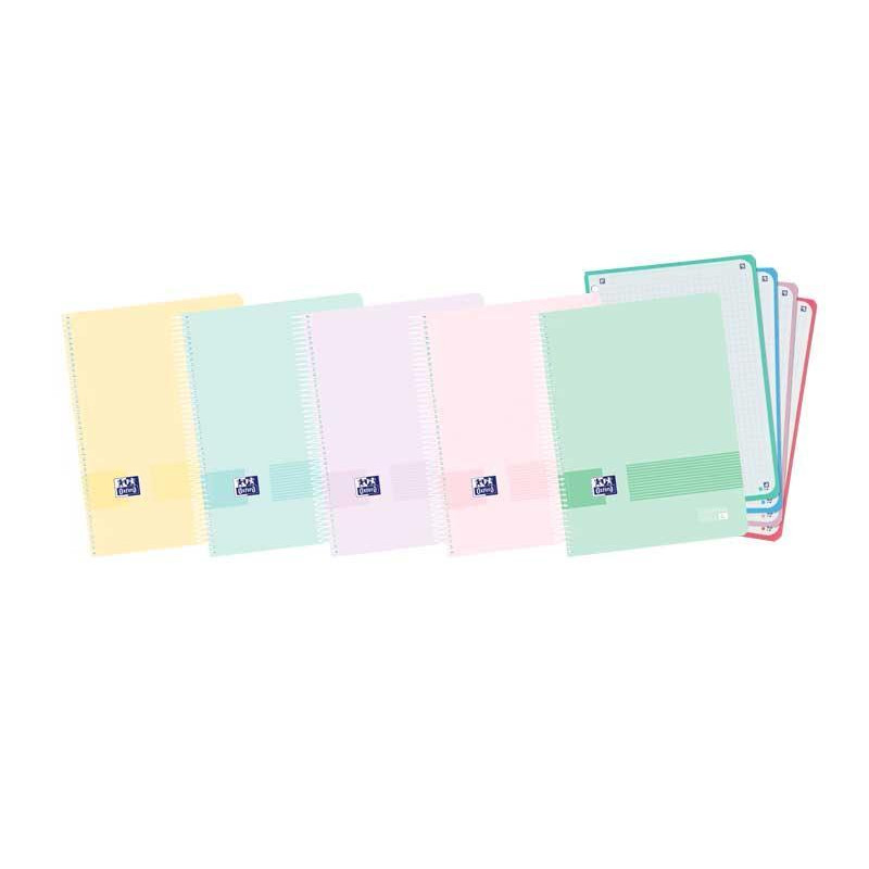 CUADERNO OXFORD "EUROPEANBOOK 4 LIVE&GO" A5+ 120h COLORES PASTEL CUADERNO OXFORD "EUROPEANBOOK 4 LIVE&GO" A5+ 120h COLORES PASTEL