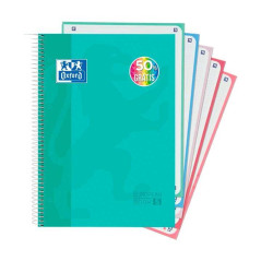 CUADERNO OXFORD "CLASSIC: EUROPEANBOOK 5" A4+ 120h TAPA EXTRADURA MENTA PASTEL