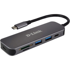DUB-2325 HUB DE INTERFAZ USB TIPO C 5000 MBIT/S GRIS