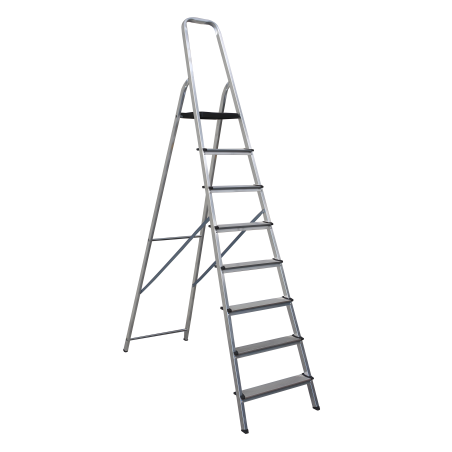 ESCALERA ALUMINIO SFK 8 PELDAÑOS HOMOLOGADA