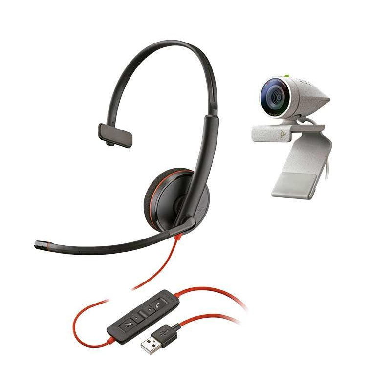 KIT POLY WEBCAM STUDIO P5 + BLACKWIRE 3210