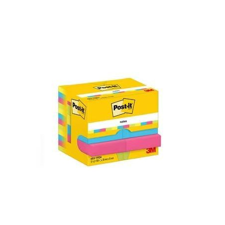 PACK 12 BLOCS NOTAS POST-IT 38x51mm ENERGETIC