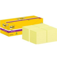 PACK 12 BLOCS NOTAS POST-IT SUPER STICKY 76x76mm +12 GRATIS