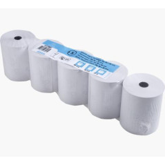 PACK 5 ROLLOS PAPEL TÉRMICO EXACOMPTA 80x70mm