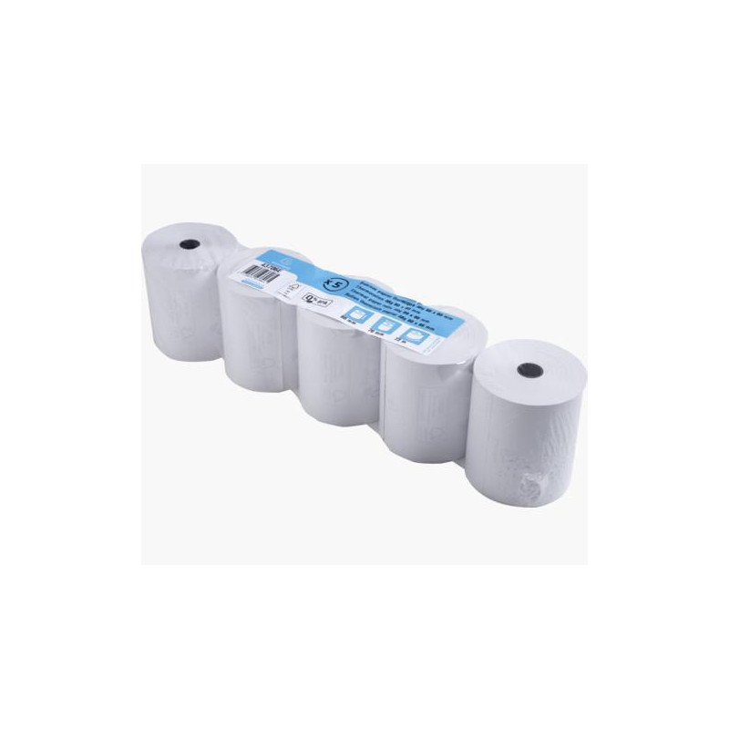 PACK 5 ROLLOS PAPEL TÉRMICO EXACOMPTA 80x70mm