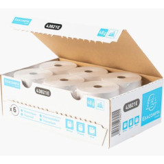 CAJA 6 ROLLOS PAPEL TÉRMICO EXACOMPTA 80x70mm