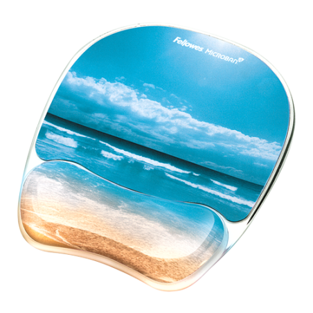 ALFOMBRILLA CON REPOSAMUÑECAS FELLOWES PLAYA