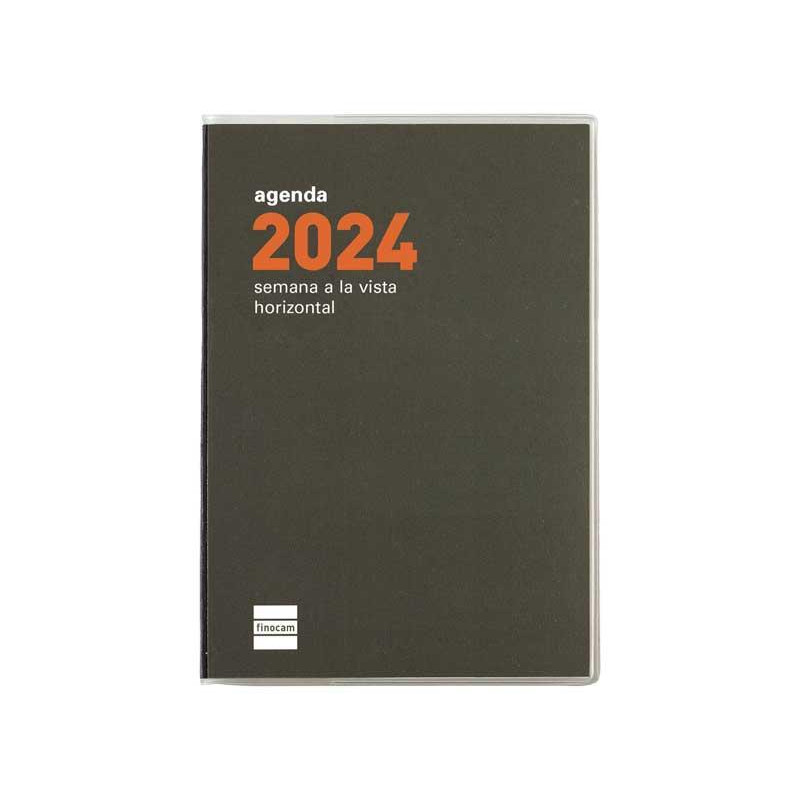 AGENDA 2024 FINOCAM "MIN" SEMANA VISTA 8,2x12,7cm CASTELLANO