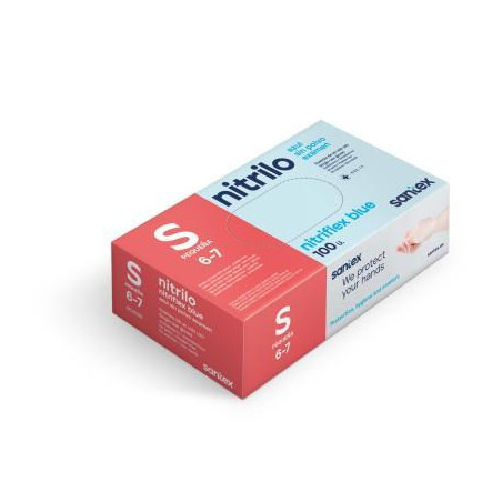 CAJA 100 GUANTES DE NITRILO TALLA P